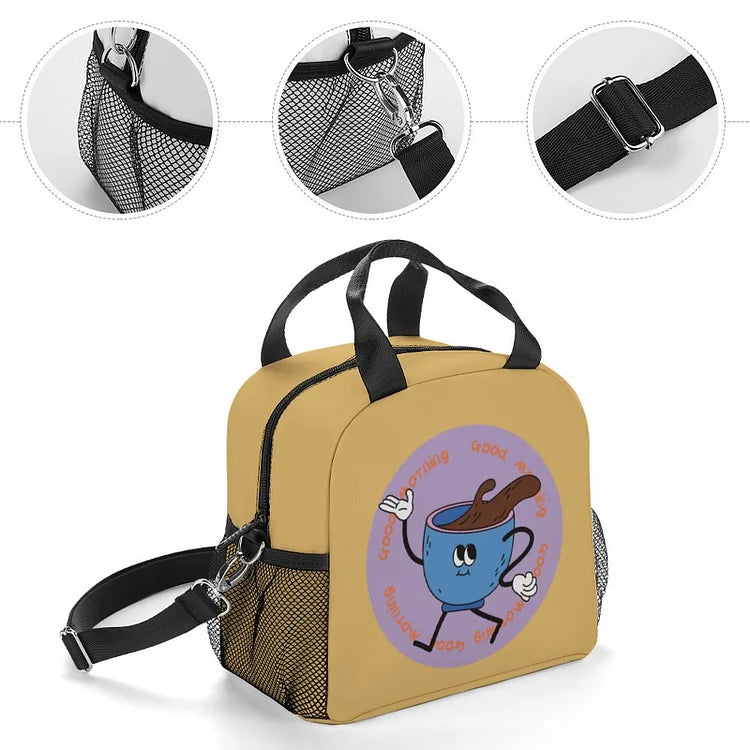 Insulated Lunch Tote for Hot and Cold Foods