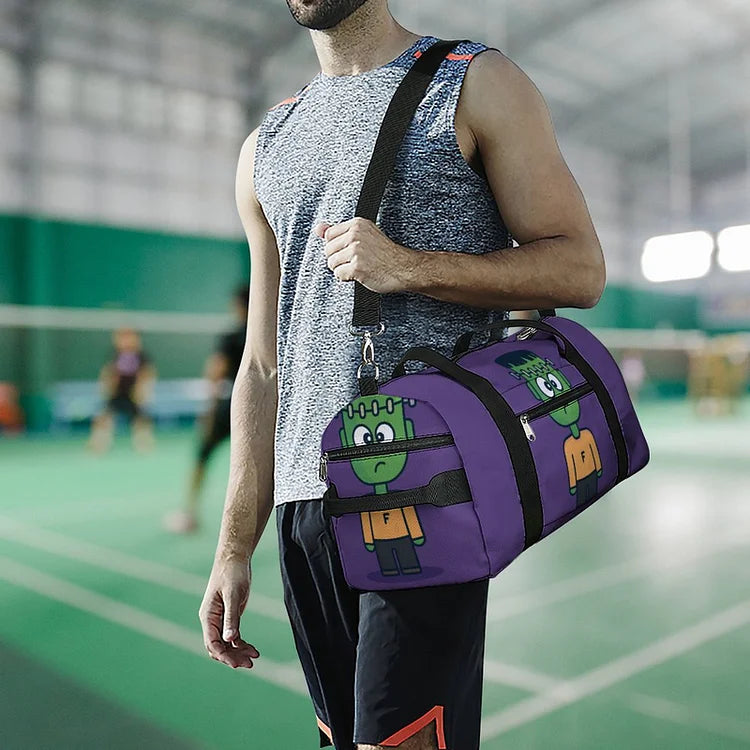 Elegant Gym Bag with Smooth Zippers