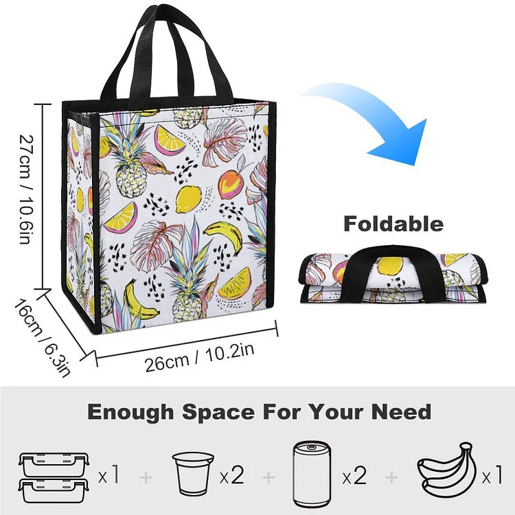 Custom Printed Insulated Lunch Tote