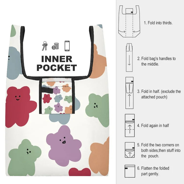 Collapsible Bag for Supermarket Trips