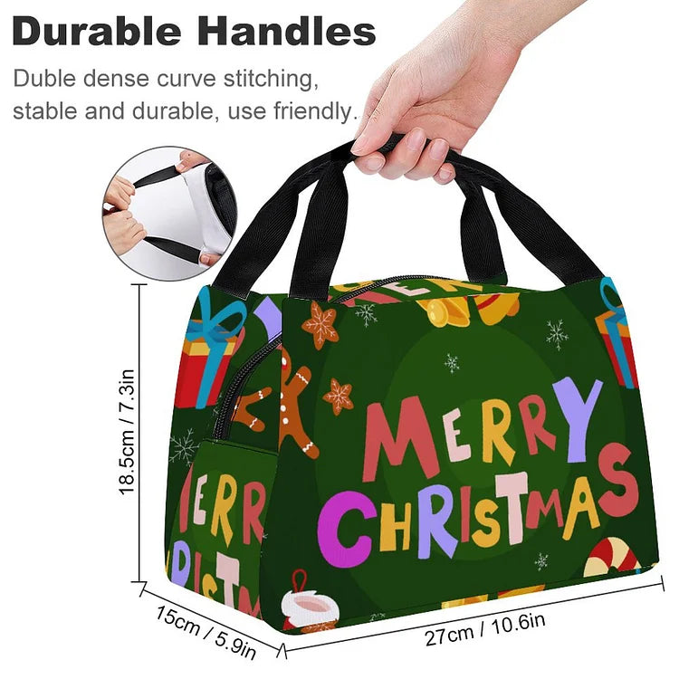Durable Lunch Bag with Zipper Closure