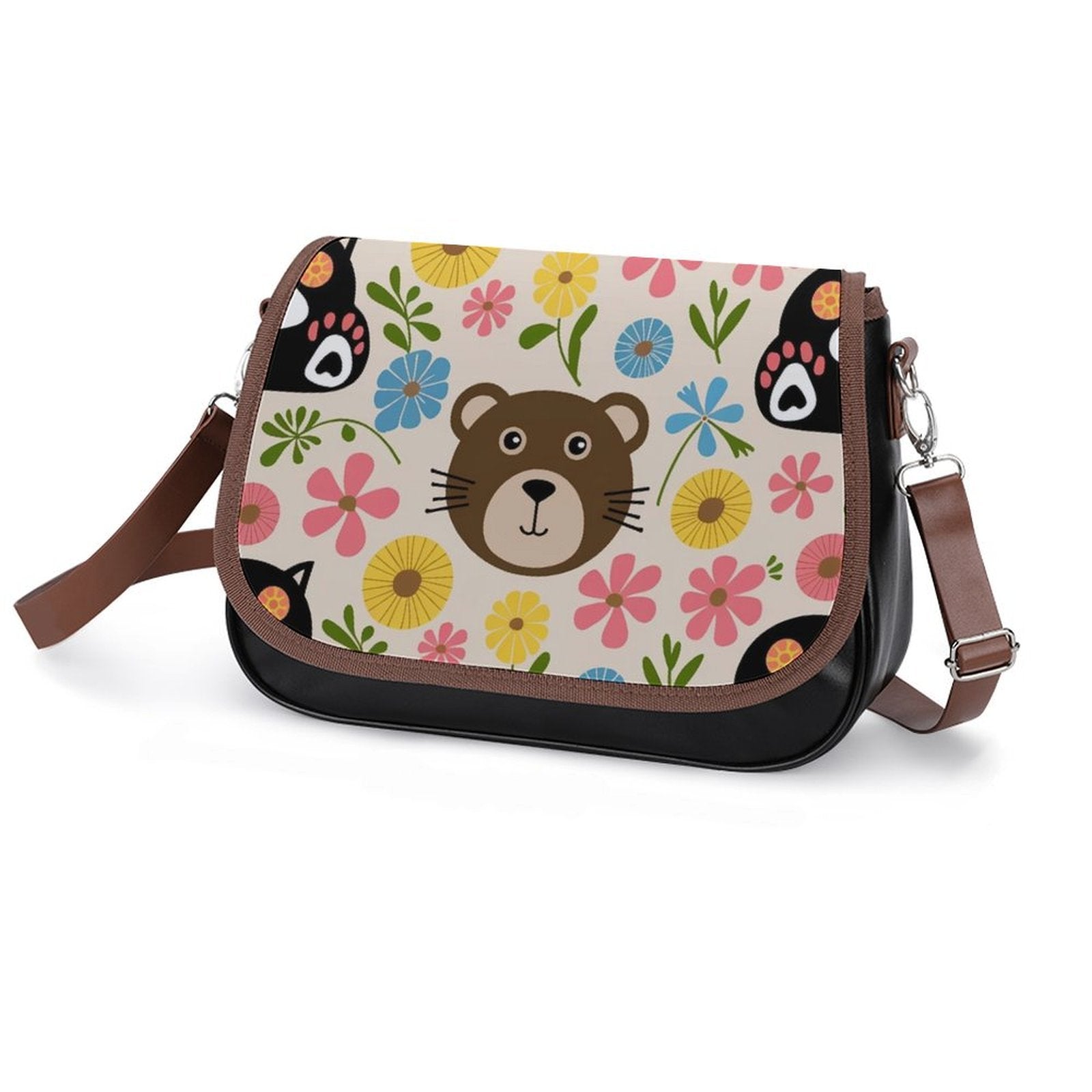 Durable PU Leather Crossbody Bag for Women