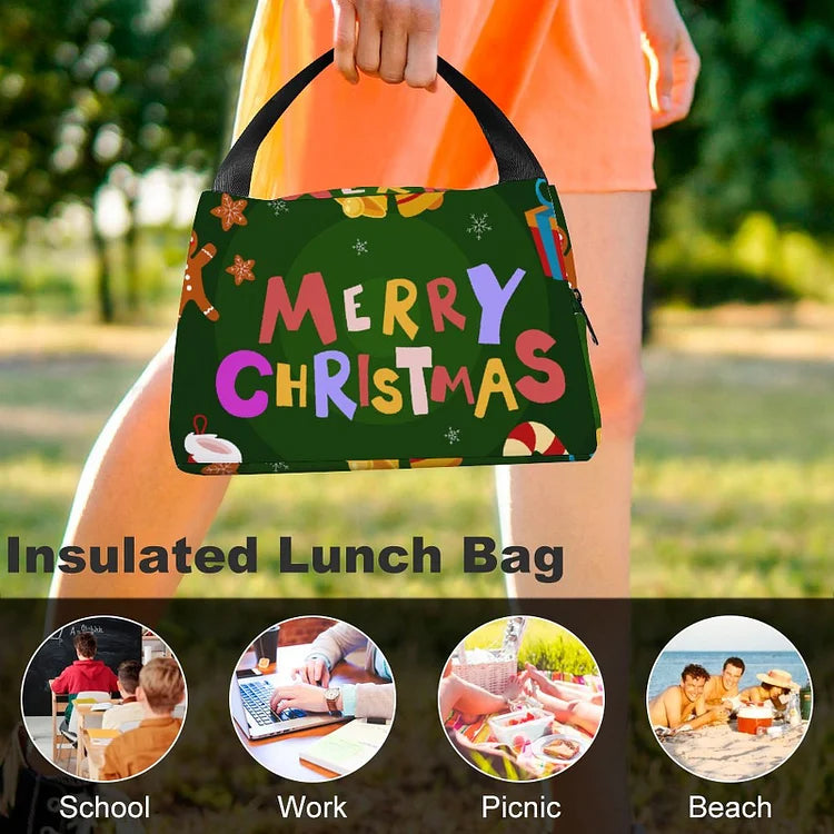 Durable Lunch Bag with Zipper Closure