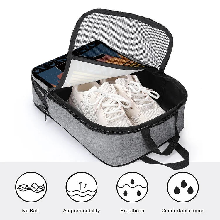 Versatile Travel Shoe Bag for School and Travel