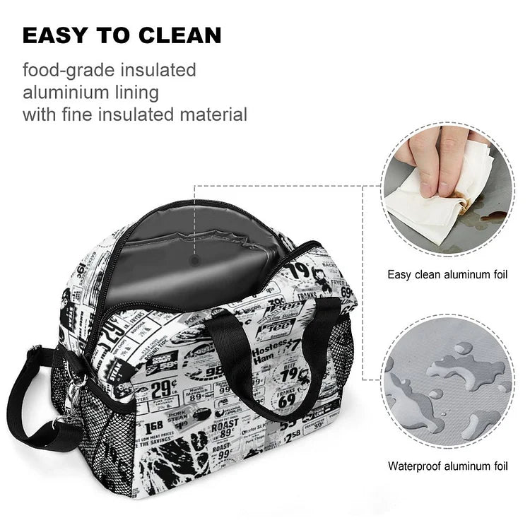 Easy-Clean Insulated Lunch Tote