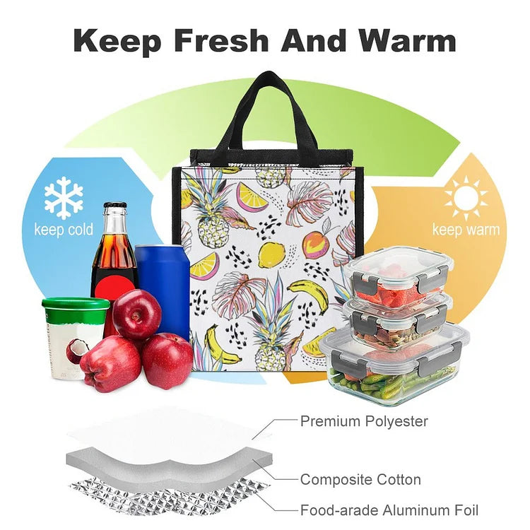 Custom Printed Insulated Lunch Tote