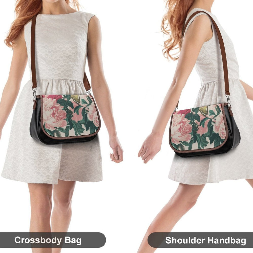 Adjustable Shoulder Strap Leather Bag for Versatility