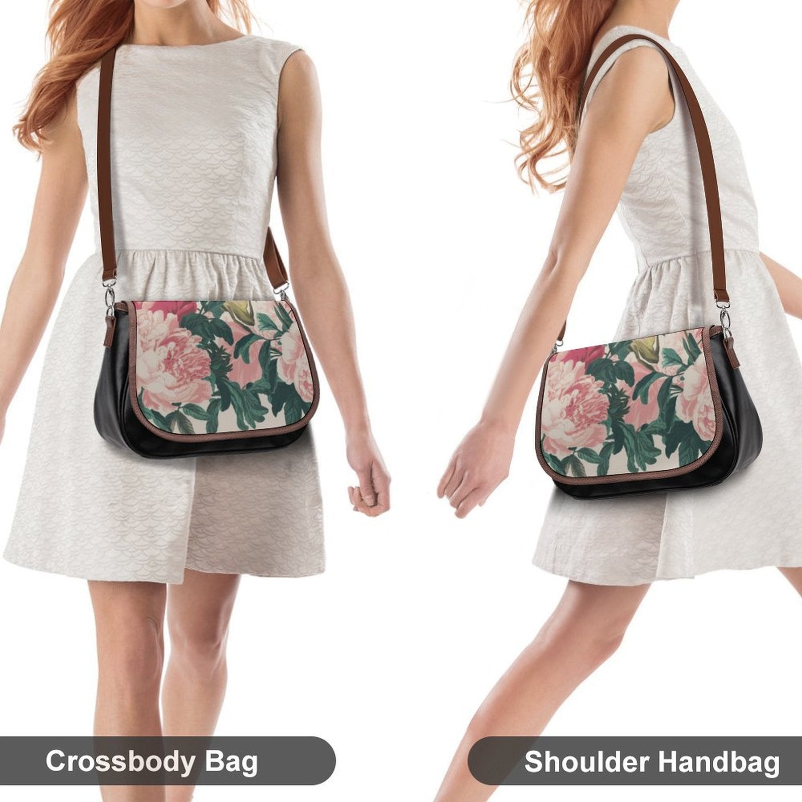 Adjustable Shoulder Strap Leather Bag for Versatility