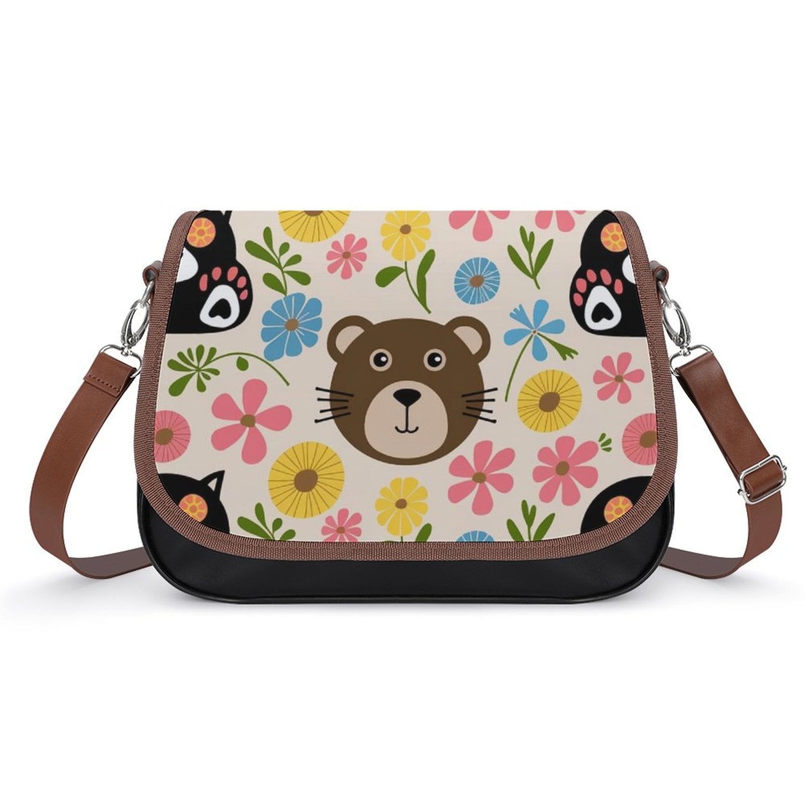 Durable PU Leather Crossbody Bag for Women