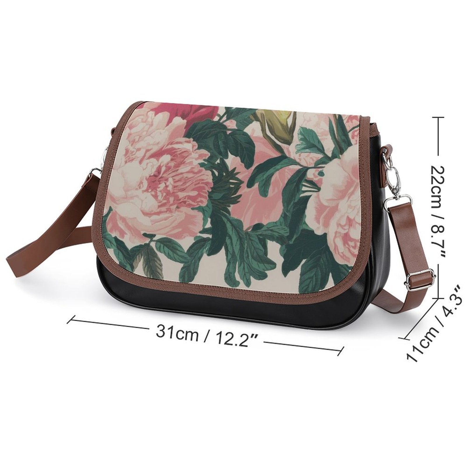 Adjustable Shoulder Strap Leather Bag for Versatility