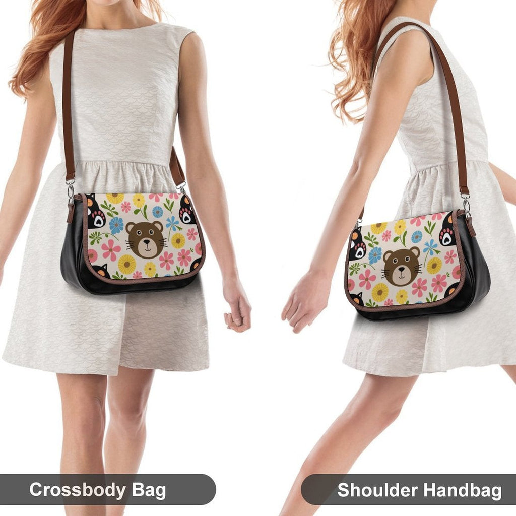 Durable PU Leather Crossbody Bag for Women