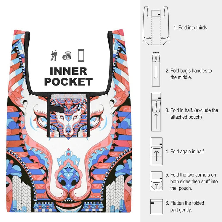 Easy-to-Carry Collapsible Shopping Tote