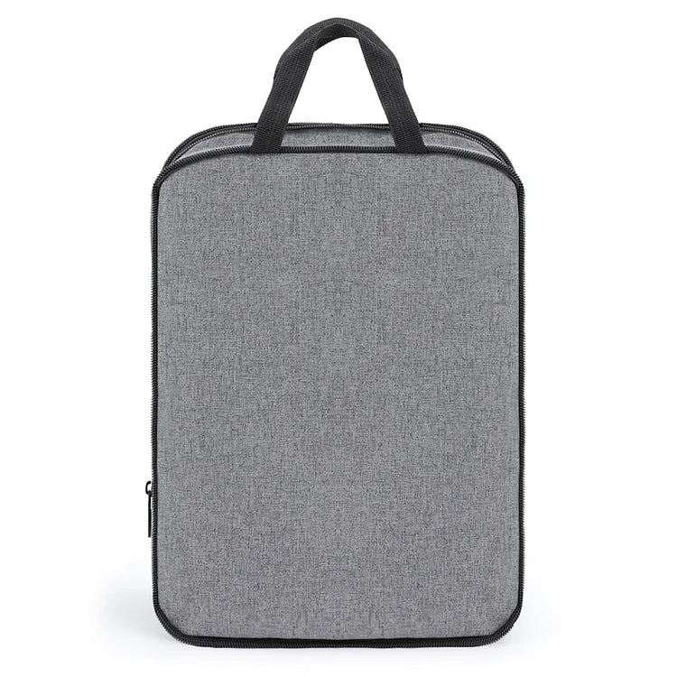 Compact Travel Shoe Bag with Double Zipper Design