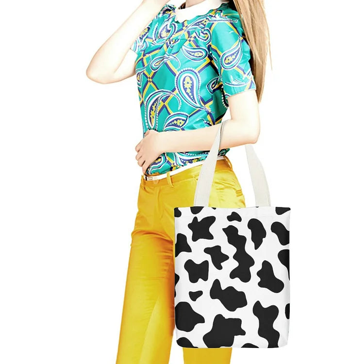 Stylish Canvas Tote Bag with Interior Pocket