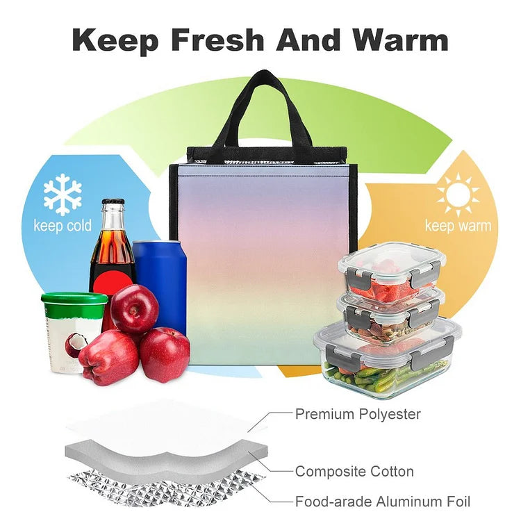 Custom Printed Insulated Lunch Tote