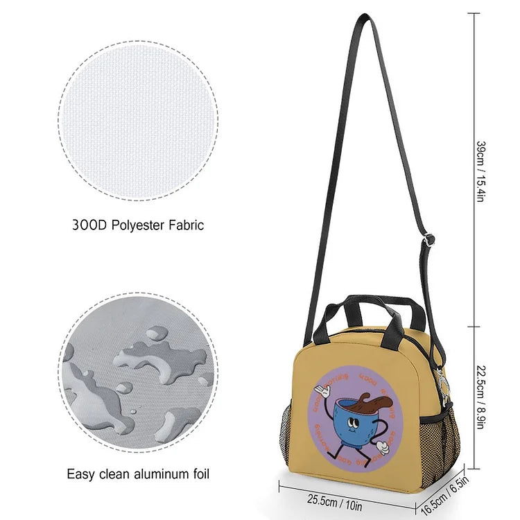 Insulated Lunch Tote for Hot and Cold Foods