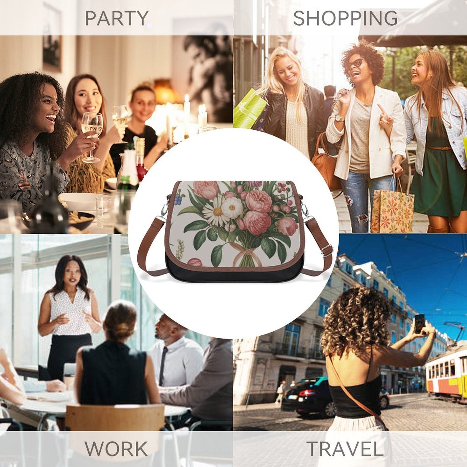 Trendy Leather Bag for Students and Professionals