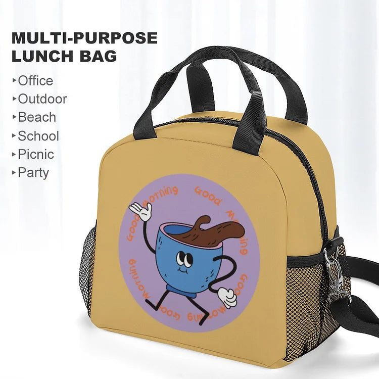 Insulated Lunch Tote for Hot and Cold Foods