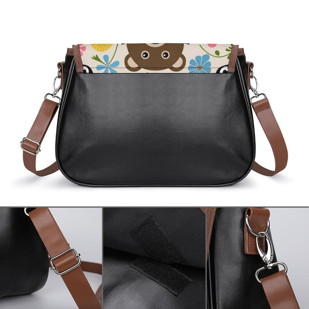 Durable PU Leather Crossbody Bag for Women