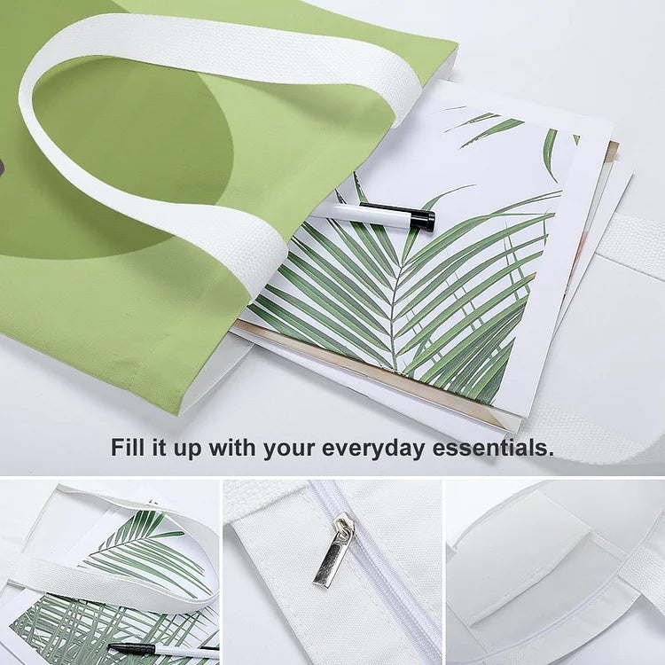 Fashionable Canvas Tote Bag for Daily Use